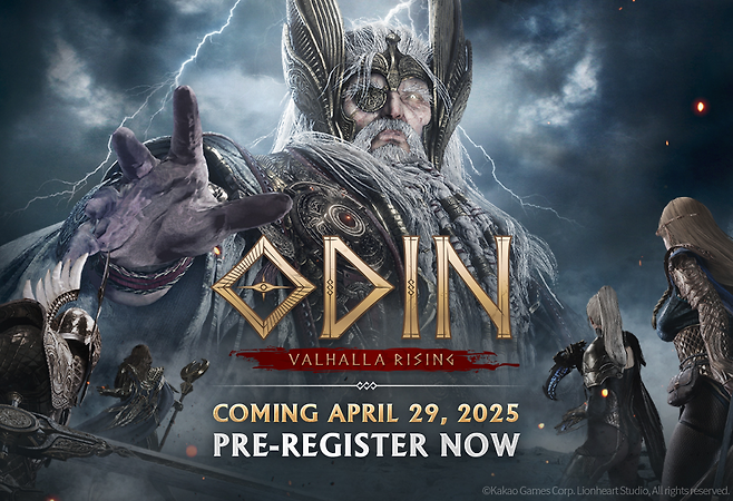 카카오게임즈 '오딘: 발할라 라이징' 글로벌 출시 관련 이미지(제공=카카오게임즈).