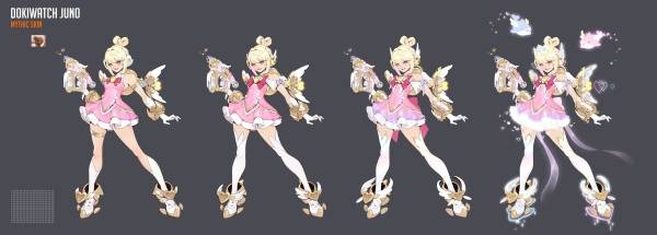 - 주노의 도키워치 스킨 콘셉아트