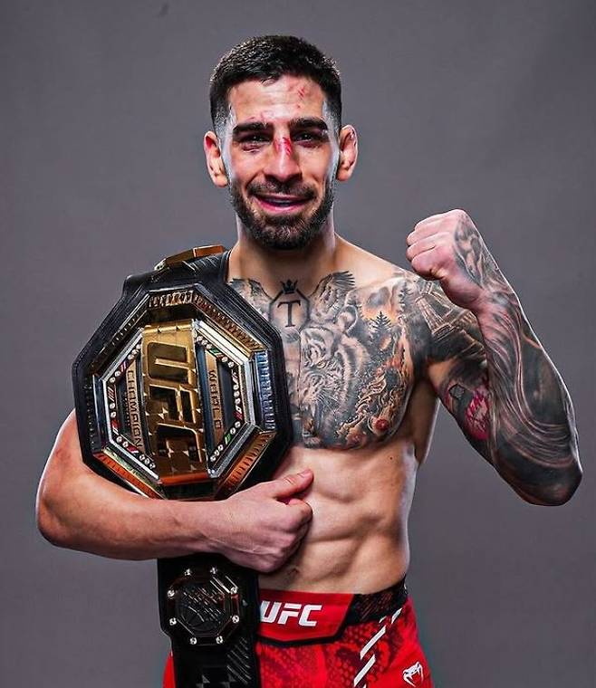 UFC 페더급 챔피언 일리아 토푸리아(28)가 철저한 식단 관리 비결을 공개했다./사진=일리아 토푸리아 인스타그램 캡처