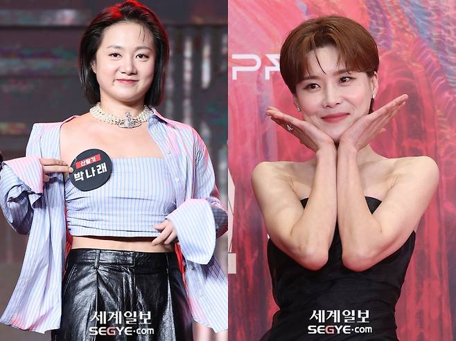 개그우먼 박나래와 장도연. 세계일보 자료사진.