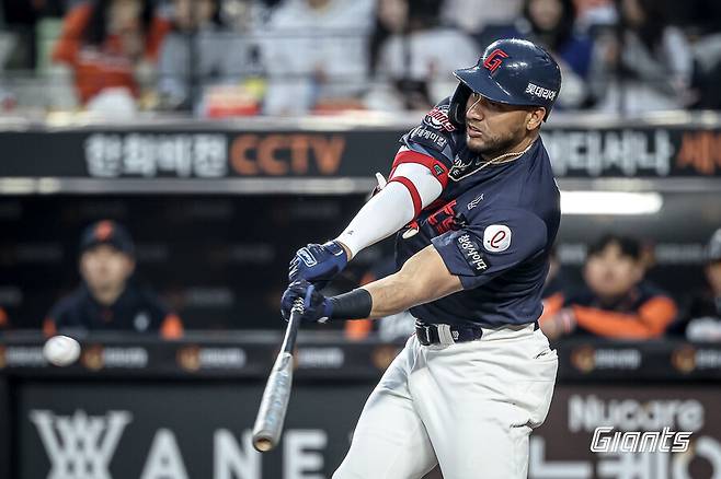 ▲ 빅터 레이예스 ⓒ롯데 자이언츠