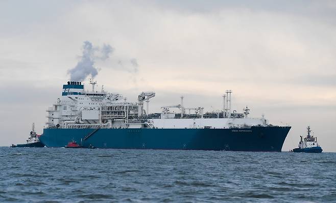 LNG선에는 초저온 보랭재가 반드시 필요하다. [사진 | 뉴시스]