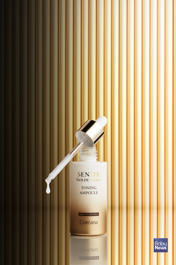 세니떼 골든셀 토닝 앰플. ⓒ코리아나 화장품