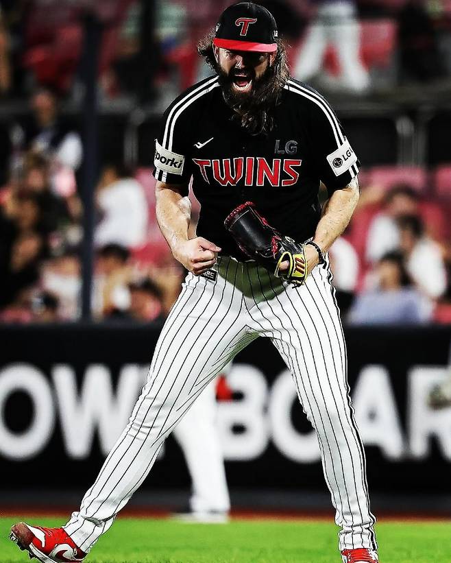 (한국프로야구리그 LG 시절의 케이시 켈리)