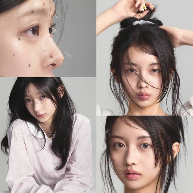 신인 걸그룹 힛지스가 멤버 혜린(왼쪽)과 서희의 콘셉트 사진 및 영상을 공개했다. /에이치뮤직엔터