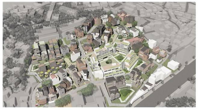 종로구 신영동214번지 일대 휴먼타운2.0 사업 구상도. 서울시 제공.