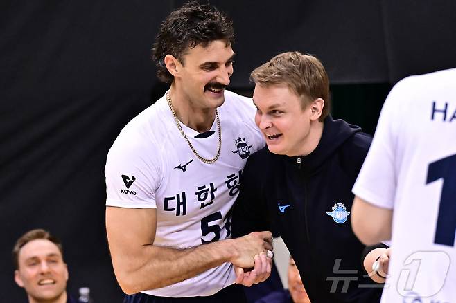 대한항공 토미 틸리카이넨 감독. (KOVO 제공. 재판매 및 DB 금지)