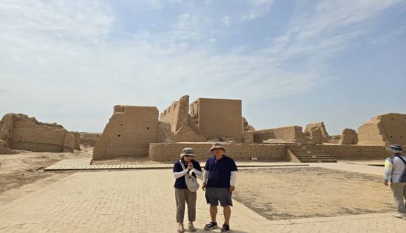 고창고성의 현장법사가 설법한 법당. [사진=윤영선]