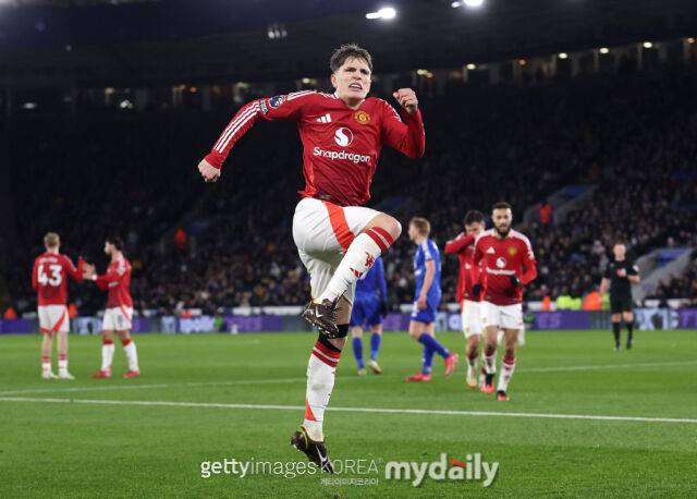 맨유 윙어로 활약중인 가르나초./게티이미지코리아