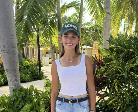 지난해 8월 19일(현지시간) 미국 마이애미대 입학 소식을 알린 카이 트럼프(17). 사진 인스타그램 캡처