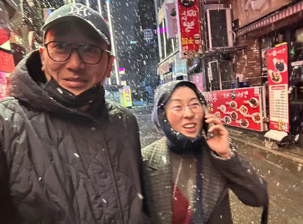 배우 하정우와 배우 강말금. 인스타그램 캡처.