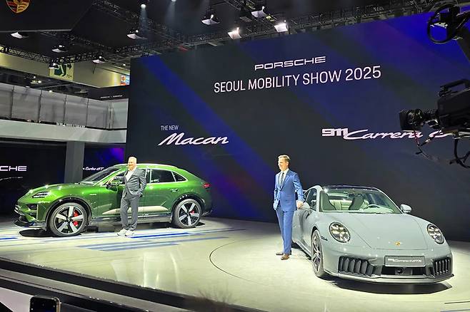 2025 서울모빌리티쇼에 참가한 포르쉐코리아