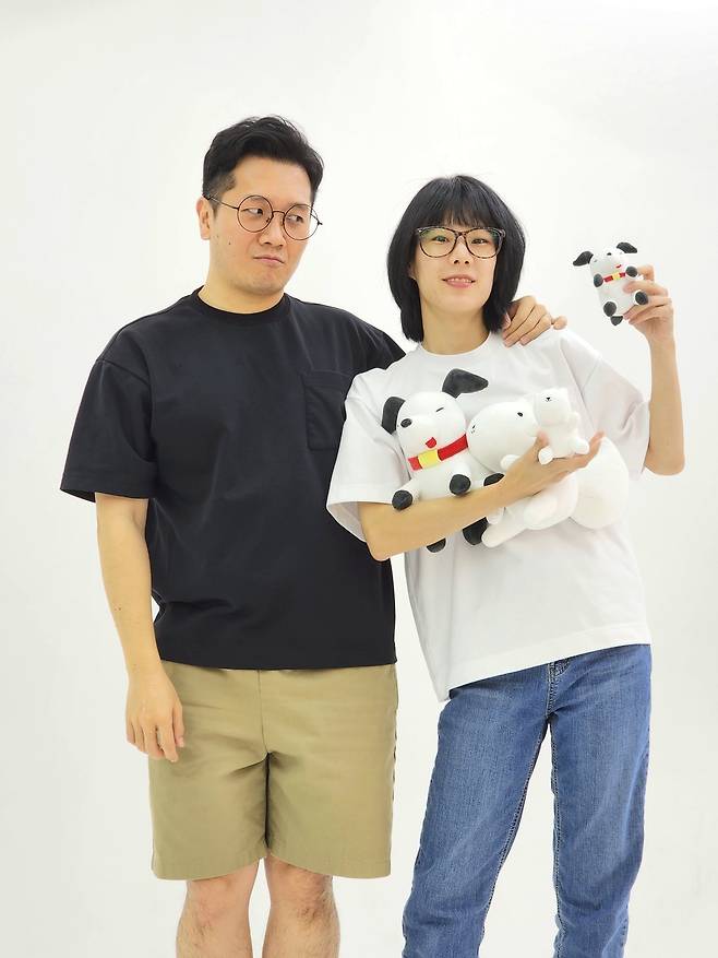 부부 웹툰작가 진돌(좌)과 히디(우) [작가 제공. 재판매 및 DB 금지]
