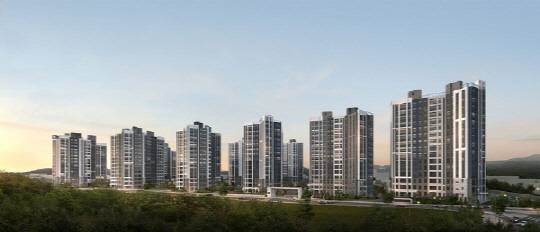 동문건설, '원주 동문 디 이스트' 조감도