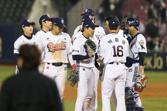 두산 베어스 선수들. 사진[연합뉴스]