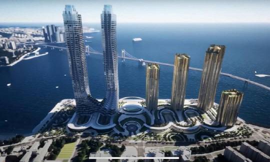 부산 수영구 남천동 '삼익비치타운' 99층 재건축 조감도 [부산시 제공]