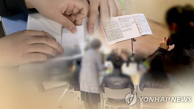 발달장애인 사회활동(CG) [연합뉴스TV 제공]