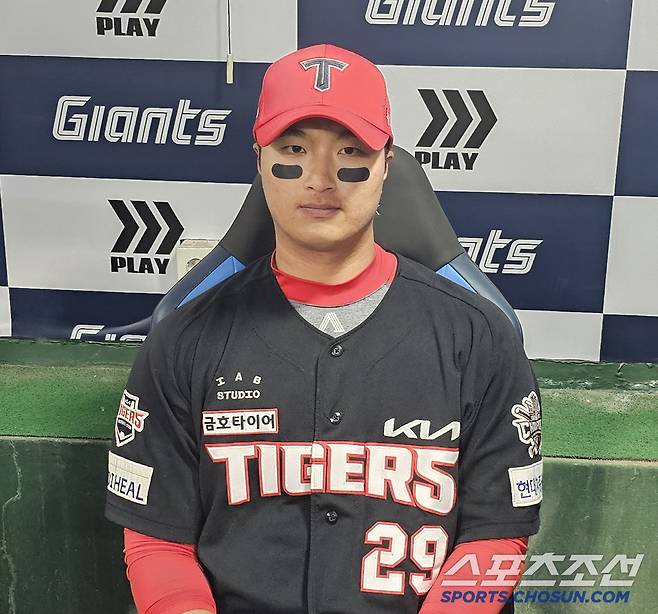 인터뷰에 임한 KIA 변우혁. 김영록 기자