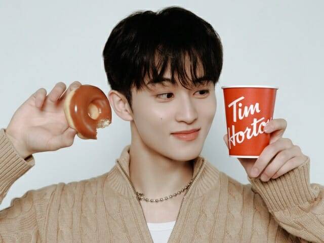 회사가 브랜드 앰버서더로 선정한 NCT 마크. (사진=팀홀튼)