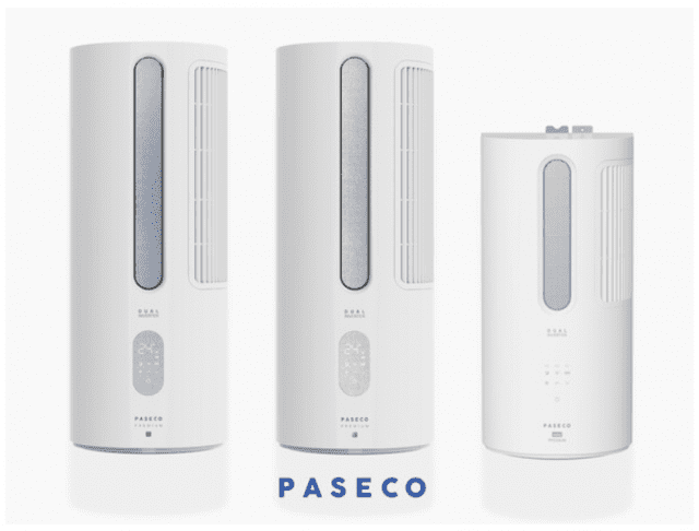 파세코 창문형에어컨 프리미엄2 (왼쪽)와 미니 프리미엄(오른쪽) (사진=파세코)