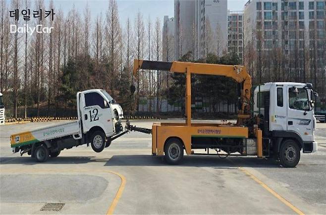 구난차, 운전면허 제1종특수 기능시험용 차량 (한국도로교통공단)