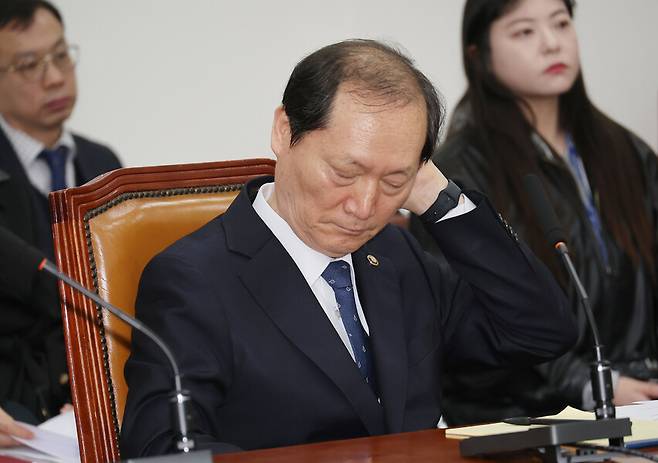 9일 서울 여의도 국회에서 열린 법제사법위원회 전체회의에 이완규 법제처장이 출석해 있다. 연합뉴스