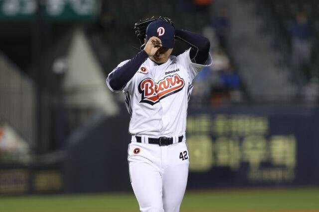 두산 베어스 투수 최지강./두산 베어스