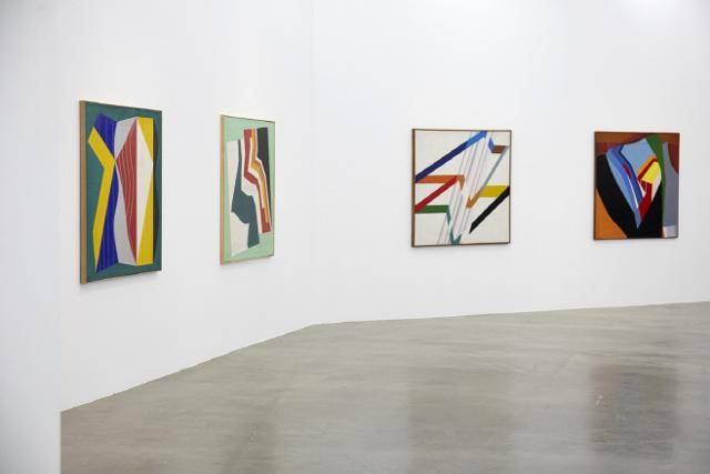 서울 종로구 소격동 아트선재센터에서 열리고 있는 '하종현 5975' 전시 전경. 아트선재센터 제공