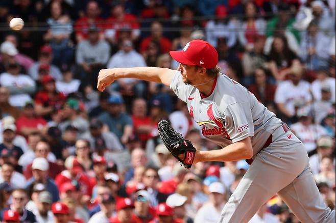 <yonhap photo-0854="">세인트루이스에서 성공적으로 자리 잡은 에릭 페디. [AP=연합뉴스]</yonhap>