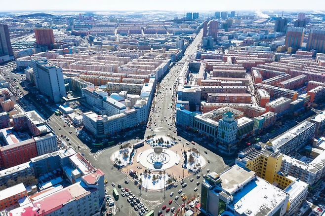 헤이룽장성 허강시의 도시 풍경. [사진출처 = 바이두 캡처]