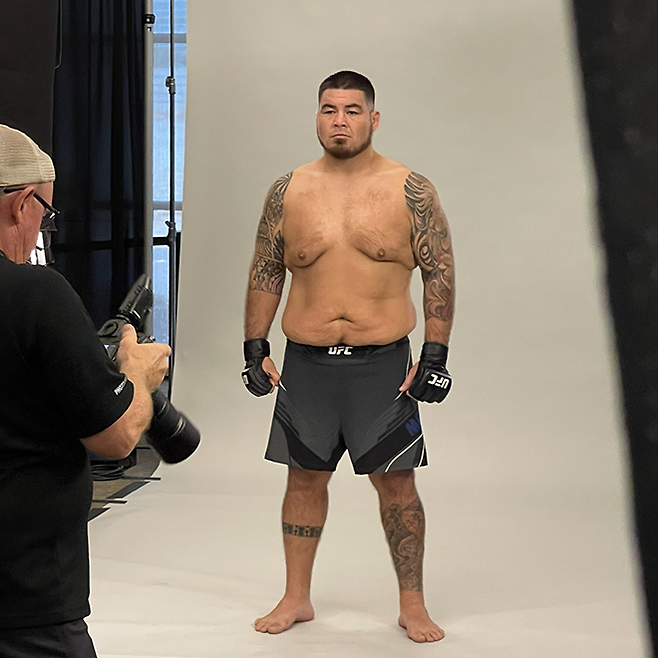 로케 마르티네스가 2021년 6월 UFC on ESPN 25 프로필을 촬영하고 있다. 사진=TKO