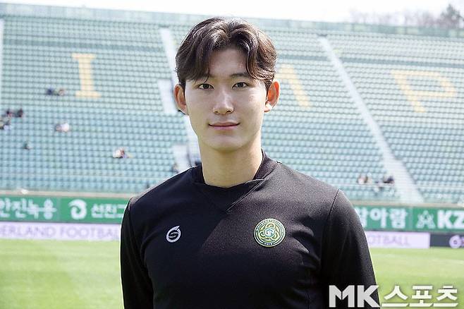 김포 FC 스트라이커 김 결. 사진=이근승 기자