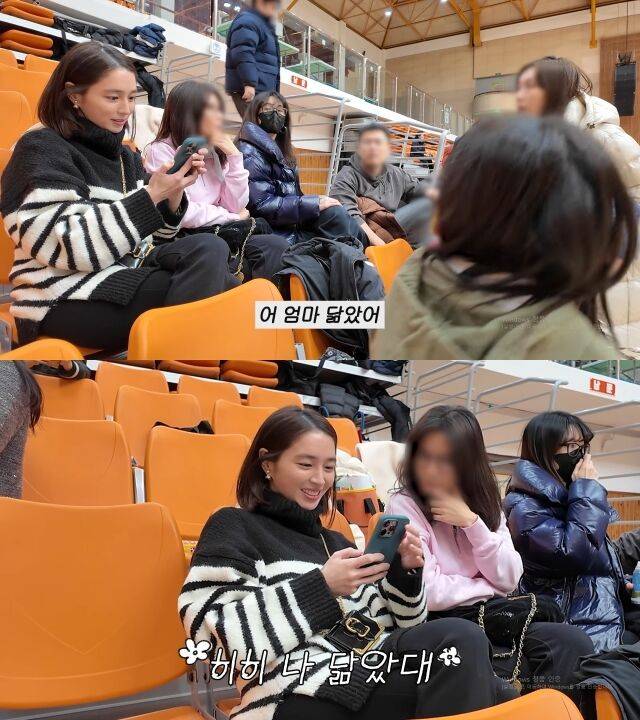 배우 이민정이 딸 칭찬에 미소를 띄었다. / 유튜브 채널 '이민정 MJ'