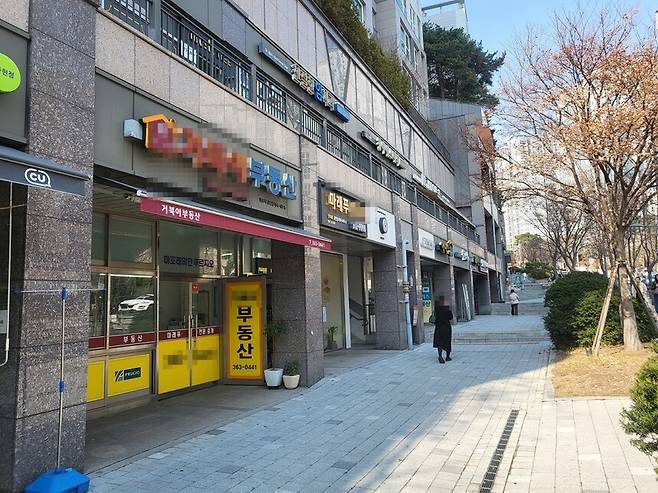 서울 마포구 한 아파트 단지 상가에 위치한 부동산 중개업소들. 거래량이 줄며 한산한 분위기를 보이고 있다. 최근 매수심리 위축과 전세대출 축소 여파로 갭투자 문의도 끊긴 상황이다. 양다훈 기자