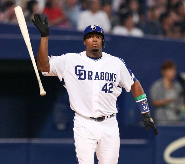 주니치 시절의 토니 블랑코. /사진=주니치 드래곤스 홈페이지 갈무리