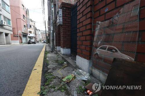 재건축 전인 2018년 문정동 136번지 재건축 일대 모습
[연합뉴스 자료사진]