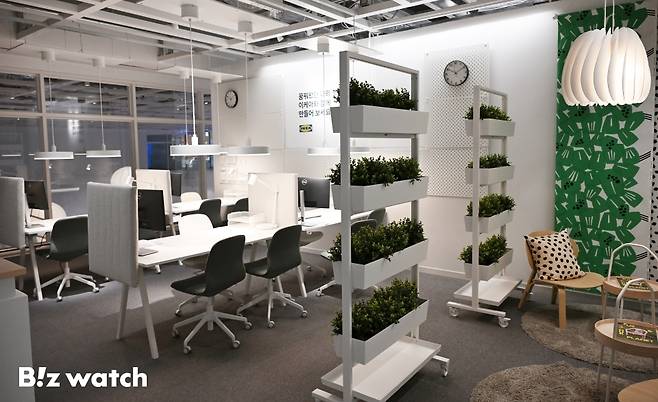 스웨덴 가구 브랜드 이케아(IKEA)가 11일 오픈을 앞둔 서울시 강동점에서 미디어데이를 개최하고 있다./사진=이명근 기자 qwe123@