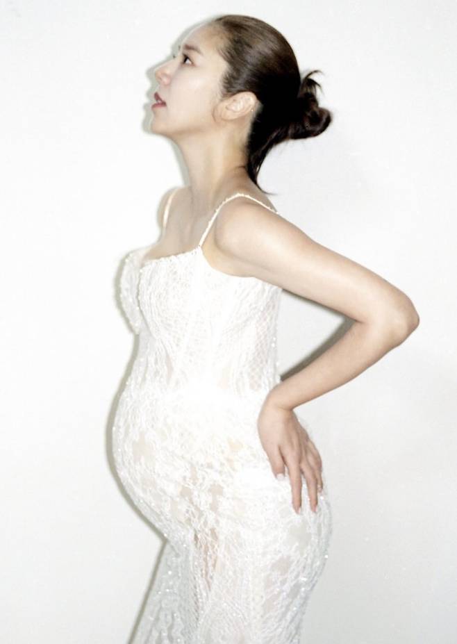 만삭의 손담비. 손담비 인스타그램