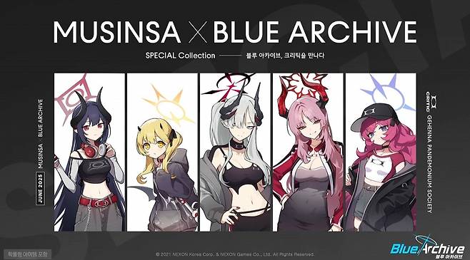 ▲ 만마전 캐릭터들로 꾸며진 무신사 '크리틱' 콜라보