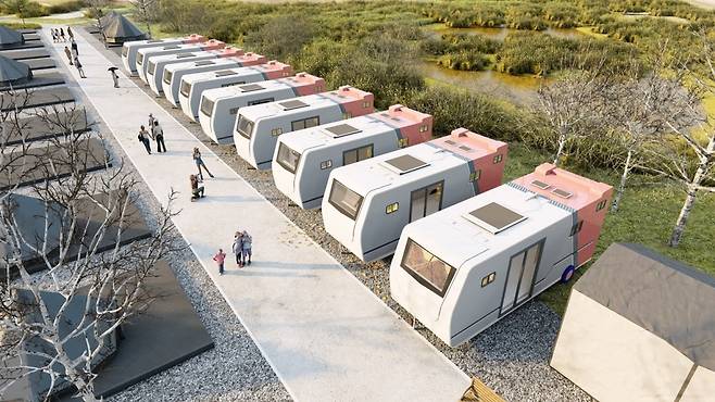 경기도는 해양수산부 '2025년 어촌체험 휴양마을 고도화사업'에 선정된 화성시 서신면 백미리 어촌마을에 오는 2026년까지 카라반 등 체류형 복합 어촌관광지로 조성한다고 11일 밝혔다.경기도 제공