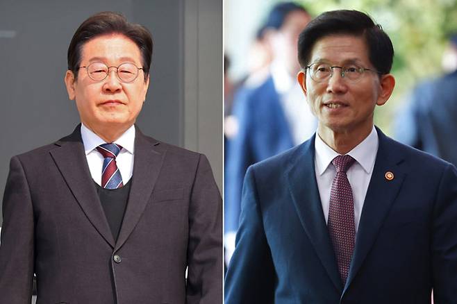 (왼쪽부터)이재명 전 더불어민주당 대표·김문수 전 고용노동부 장관. 연합뉴스