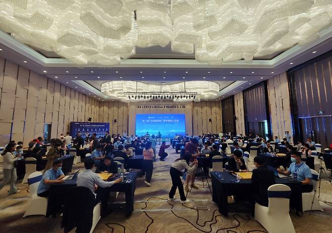 '제1회 북해신역배 세계바둑오픈전' 대회장 전경. 한국기원 제공