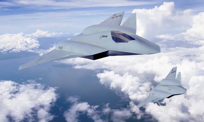 보잉이 공개했던 F/A-XX 상상도. 세계일보 자료사진