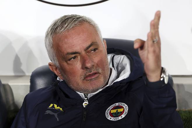 조제 모리뉴 페네르바체 감독.    AP연합뉴스