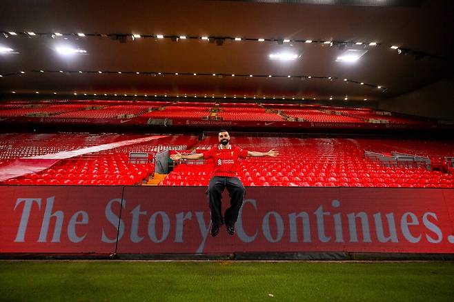 ▲ 모하메드 살라 ⓒ리버풀 SNS