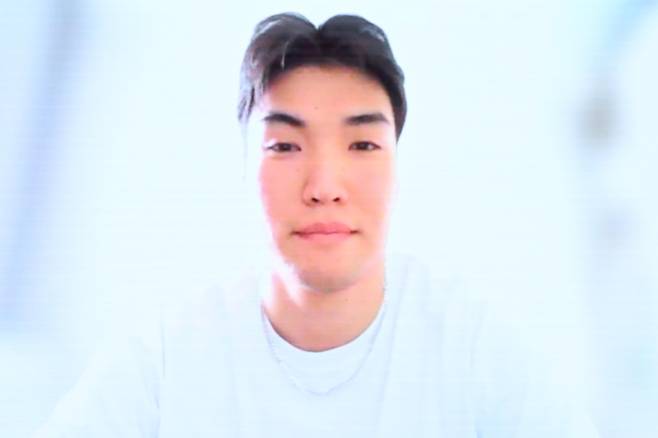 현대캐피탈의 지명을 받은 몽골 출신의 바야르사이한 [한국배구연맹 제공. 재판매 및 DB 금지]