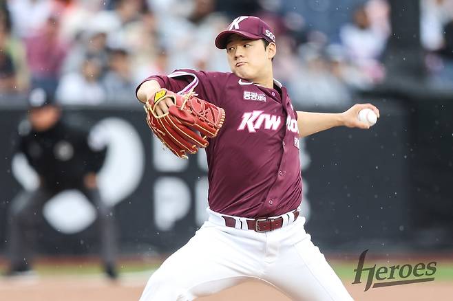 시즌 2승을 거둔 키움 신인 투수 정현우 [키움 히어로즈 제공. 재판매 및 DB 금지]