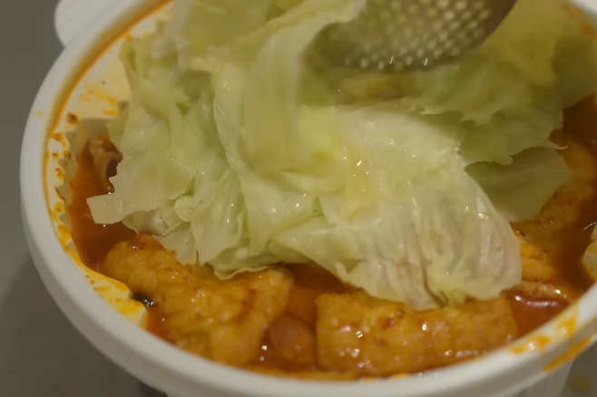 양배추 넣은 떡볶이