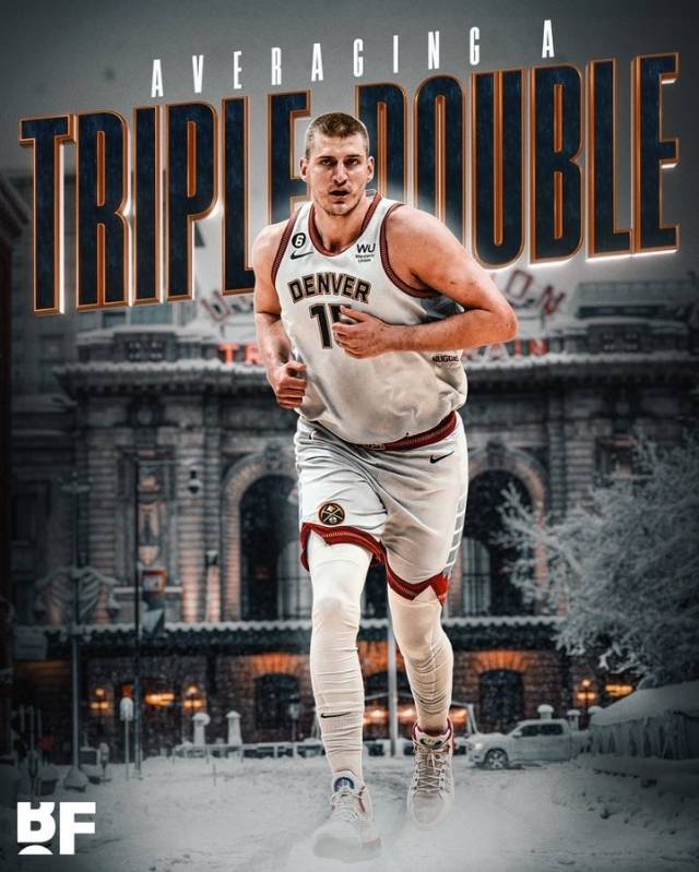 ‘위대한 선수’ 니콜라 요키치가 2024-25시즌을 평균 트리플더블로 끝낸다. 사진=바스켓볼 포에버 SNS