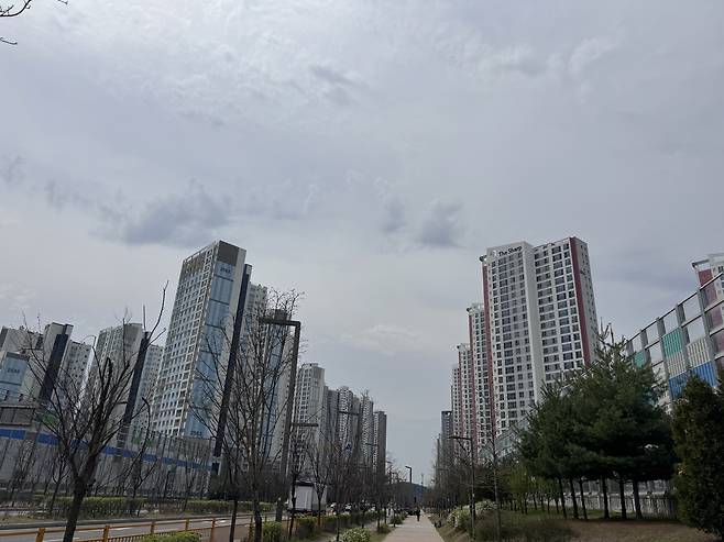 경기도 화성시 동탄호수공원 주변 아파트들. [서영상 기자]